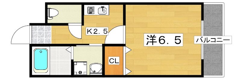 エアフォルクKの間取り