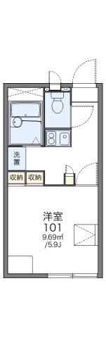 レオパレスMACSINAMIの間取り