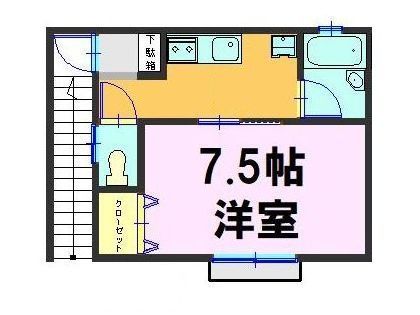 ラフィネM＆Aの間取り