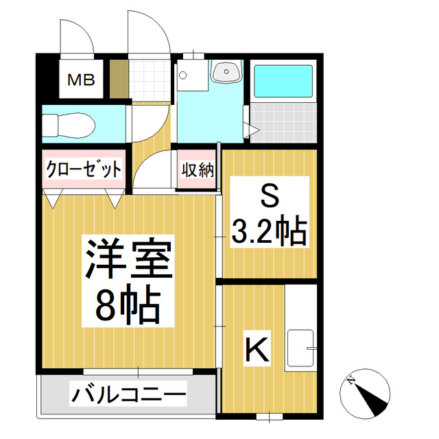 ＣｈａｒｉｔｅＢの間取り