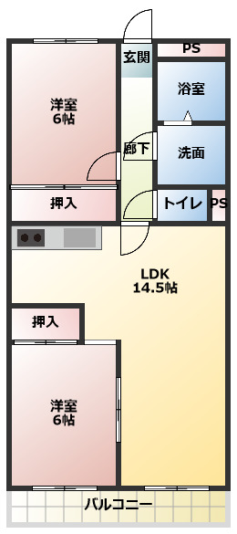 【第2アダチコーポの間取り】