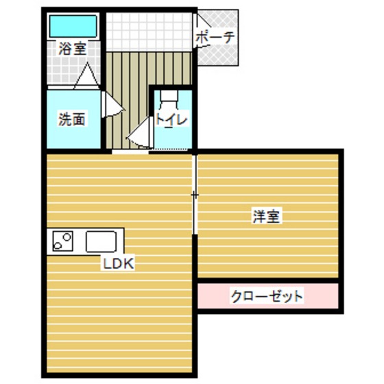 チェリーパーク大貞の間取り