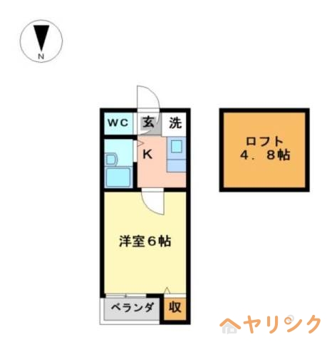 アミティエ喜多山の間取り