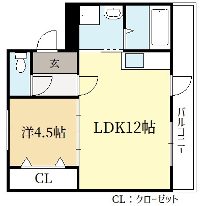 わかさ川ハイツの間取り