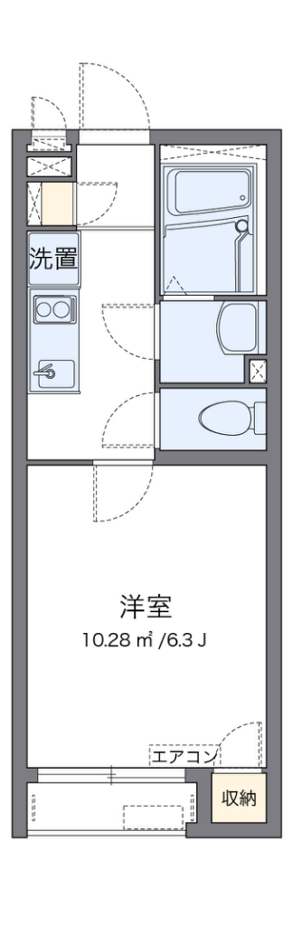 クレイノセカンド　ユーアイの間取り