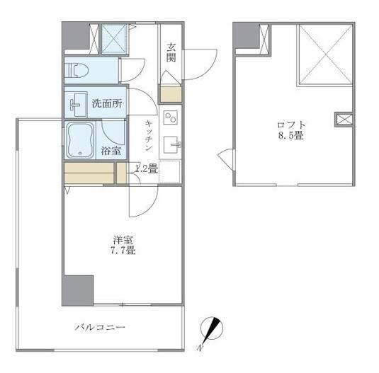 八ツ山三和ハウスの間取り