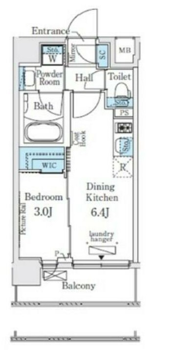 イプセ住吉の間取り