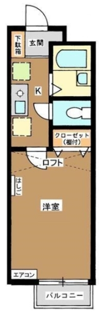 フラワーコーポの間取り