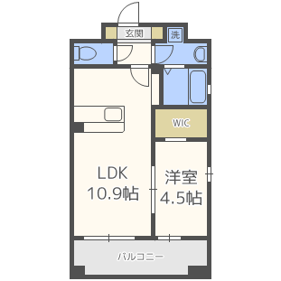 ＬＩＢＴＨ高宮通りの間取り