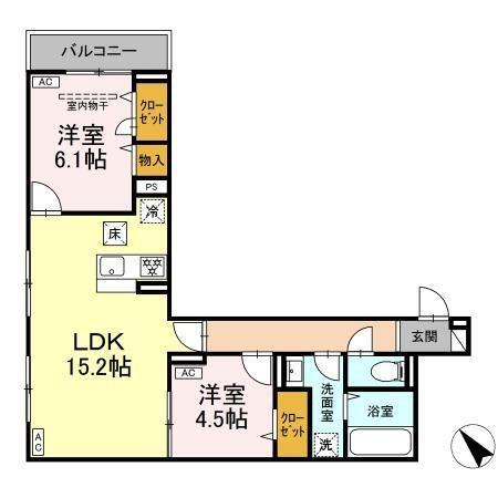 レーヴェ前原町の間取り