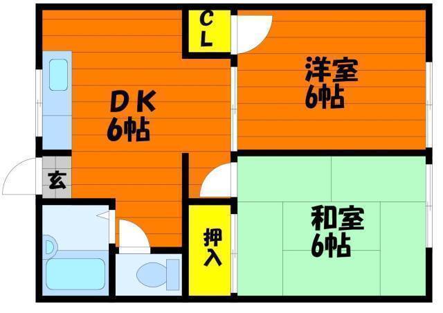 セレッソ吉岡 C棟の間取り