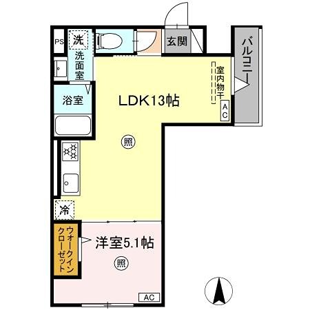 グラナーデ竹ノ塚13の間取り