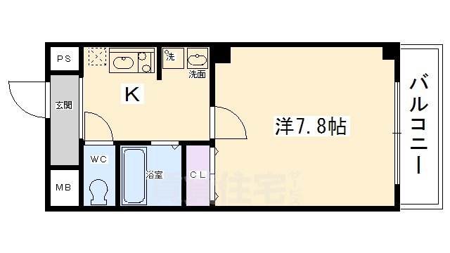 ジェルメ行伊の間取り