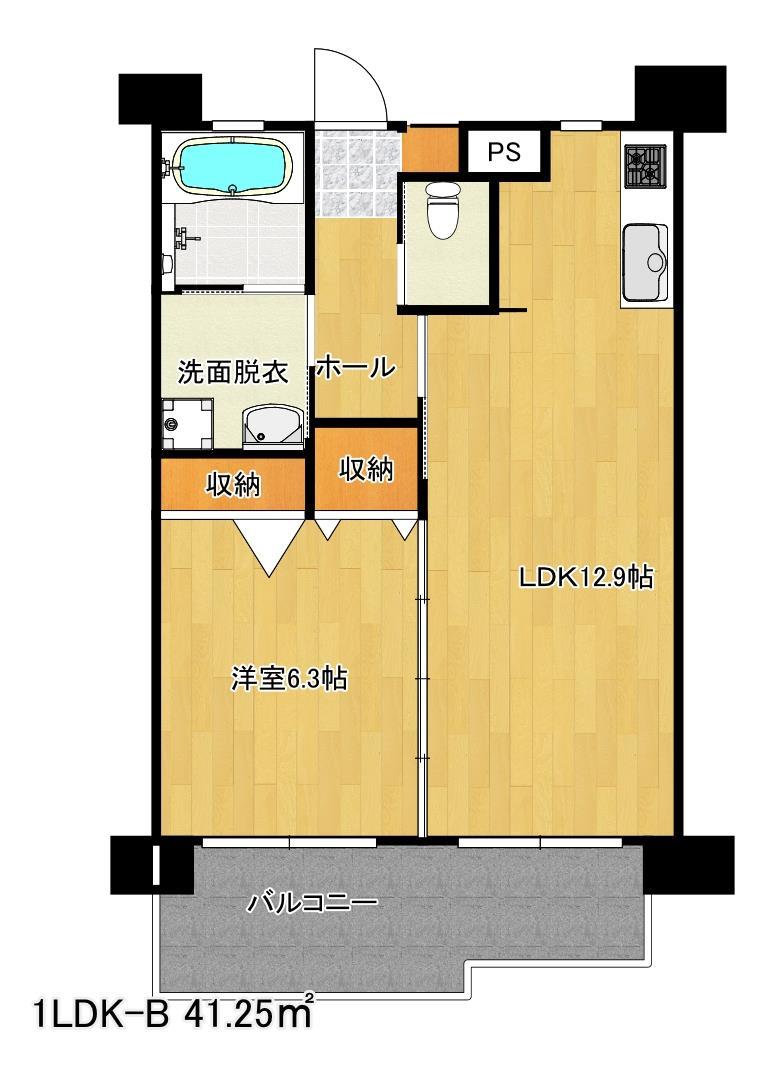 カーサＳＫ共同住宅の間取り