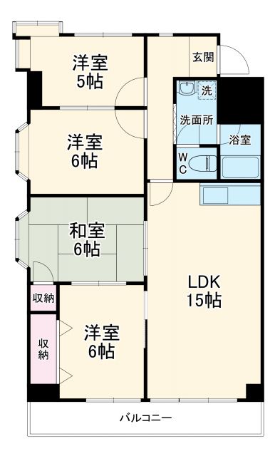 シティハイツＡＴの間取り