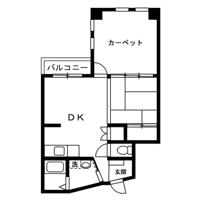 八王子はざま住宅の間取り