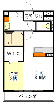 ラルーチェ城山の間取り