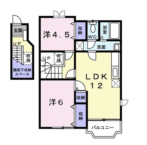 ミレニアム・ＫＡＮ　３の間取り