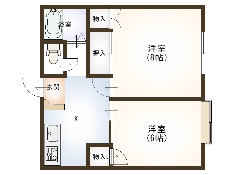 チハルハウスの間取り