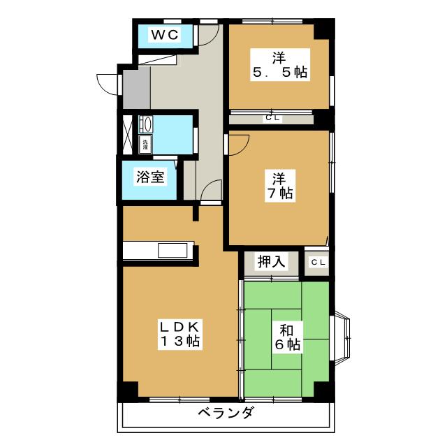 メゾンドール吉栄の間取り