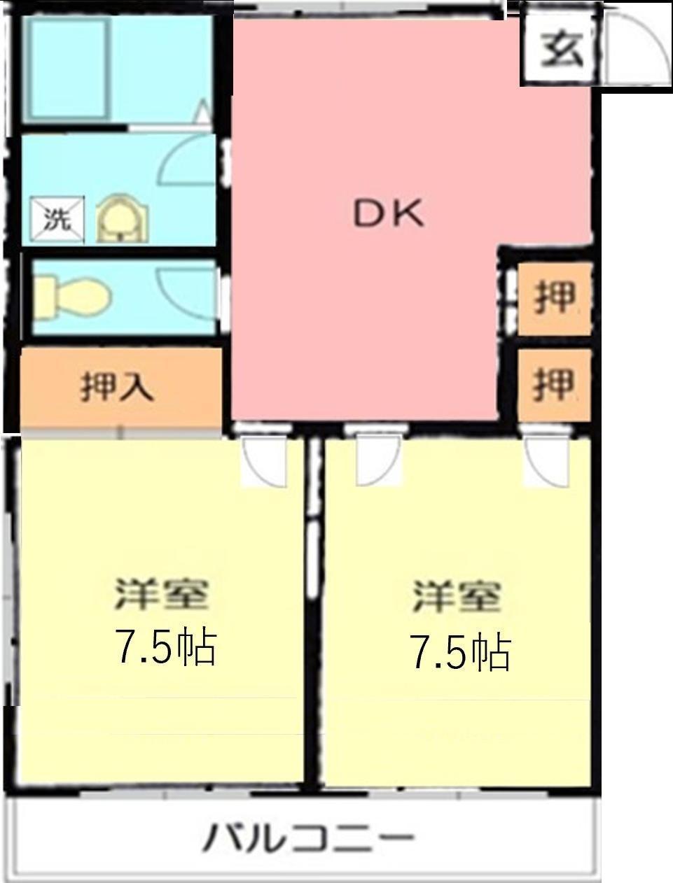 ハイペアIIの間取り