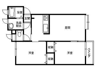 エスポワールIIの間取り