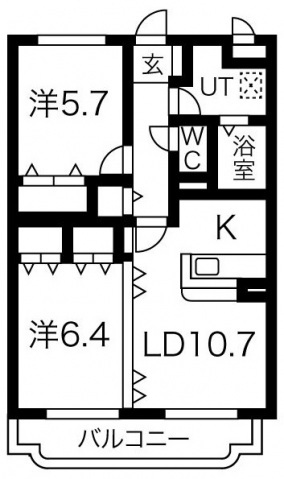 グリーンステージIIの間取り