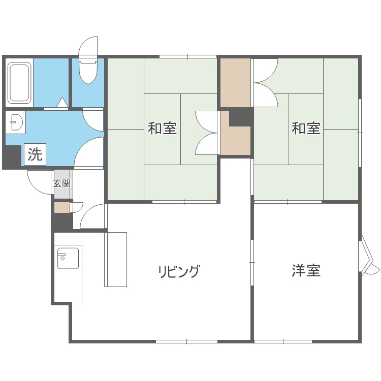 メイユール高砂六番館の間取り