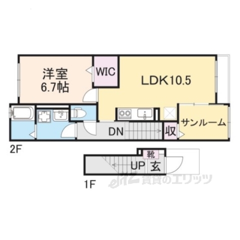 モンテウネビの間取り