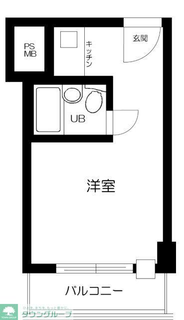 千代田区神田小川町のマンションの間取り