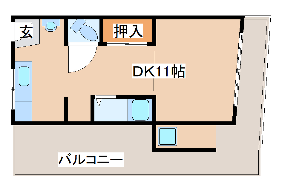 東須磨八木マンションの間取り