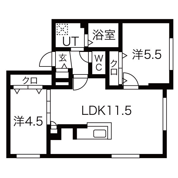 N’s maison S5の間取り