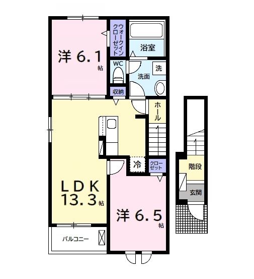 Ｋメゾン君津の間取り