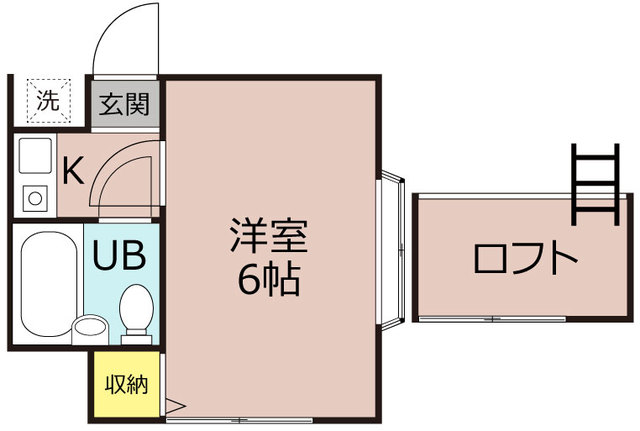 小平市中島町のアパートの間取り