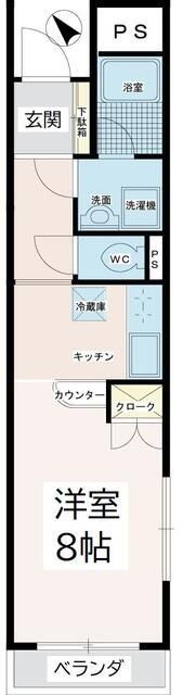 町田市根岸のマンションの間取り