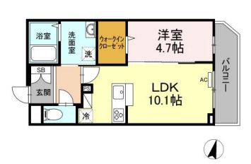 【オリヴィエ宝町の間取り】