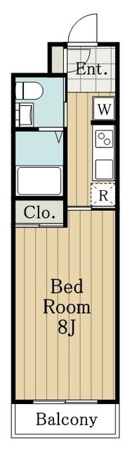 杉並区清水のマンションの間取り