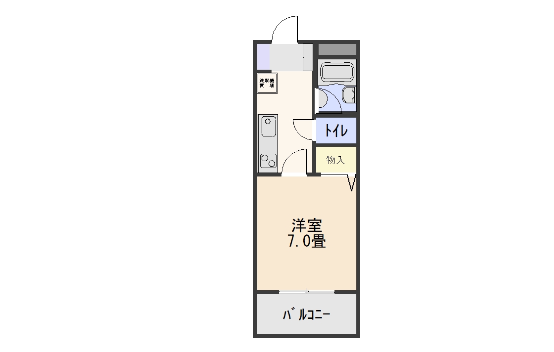 カドデ草薙ビルの間取り