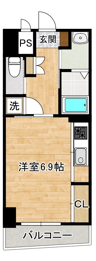 ＭＧＡ城内の間取り