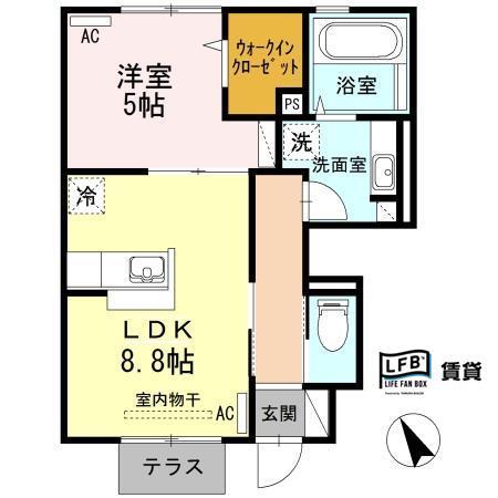 サニーヒルの間取り