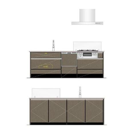 キッチン　パース