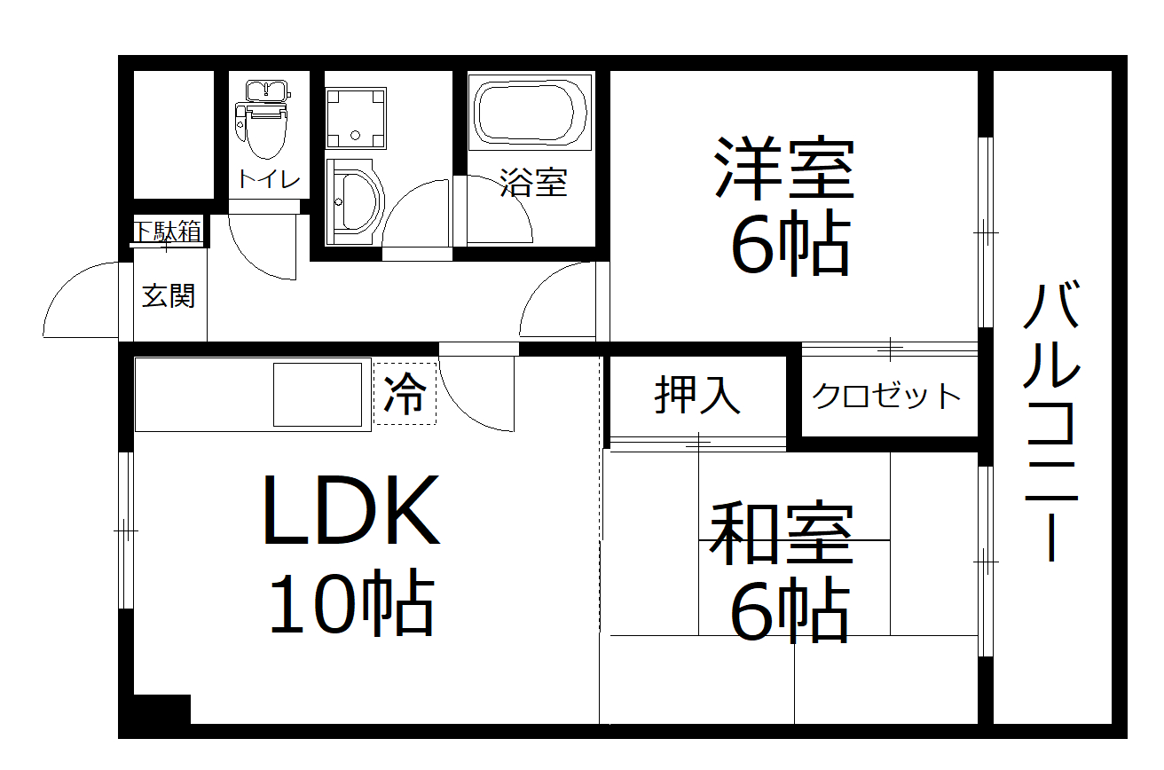 ヴィラ高精の間取り写真