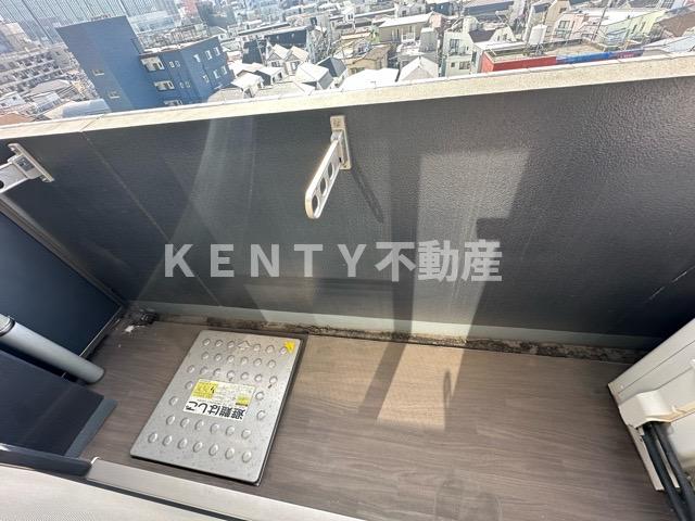 バルコニー　お洗濯にも便利なバルコニー付き