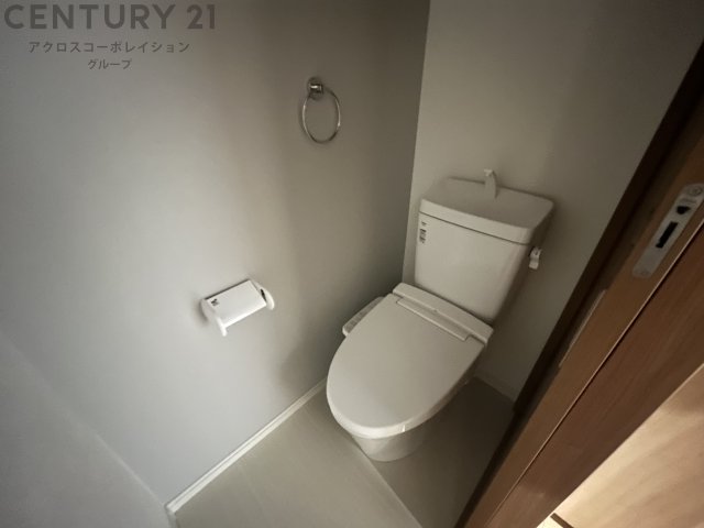 トイレ　掃除のしやすいシンプルなトイレです！