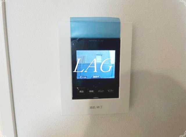 セキュリティ　モニター付きインターホンです。