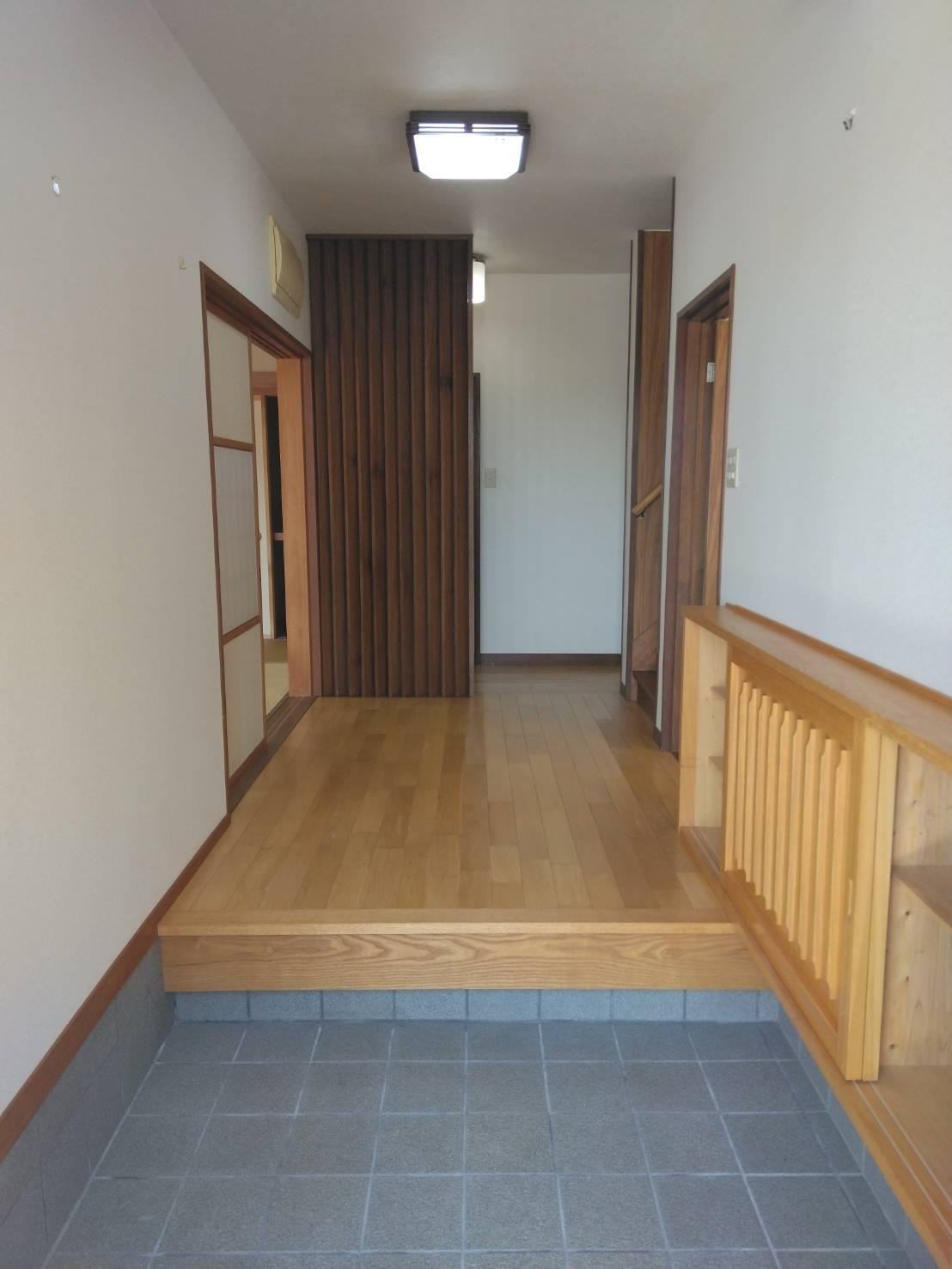 小山町借家の玄関写真