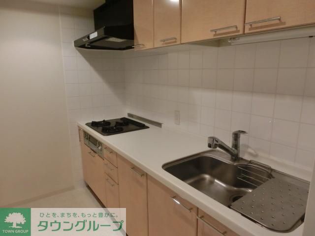 キッチン　3口システムガスキッチン