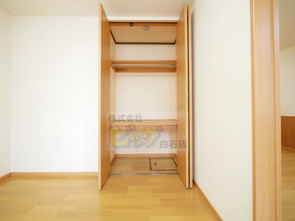 収納　各部屋にクローゼットを完備しています♪