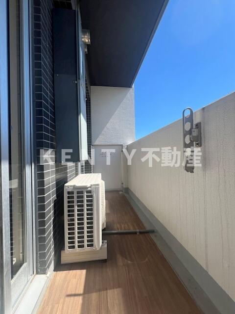 バルコニー　広々としたバルコニーです