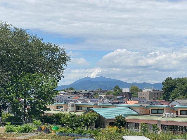 眺望　2階からは筑波山が見渡せます